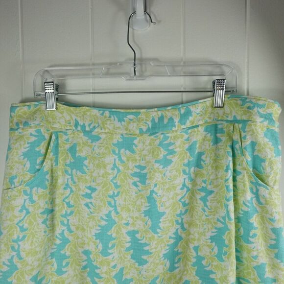 Pendleton Womens Skirt Floral Linen Blend Size 18 - Picture 3 of 11
